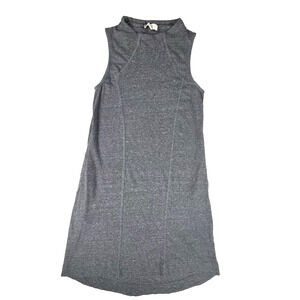 Synergy Organic Clothing Grey Heather Sleeveless Mini Dress with Pockets Size XS